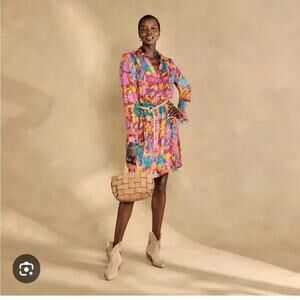 Sundance Catalog Cordova Dress - color: pinot noir, size petite XS, NWT,